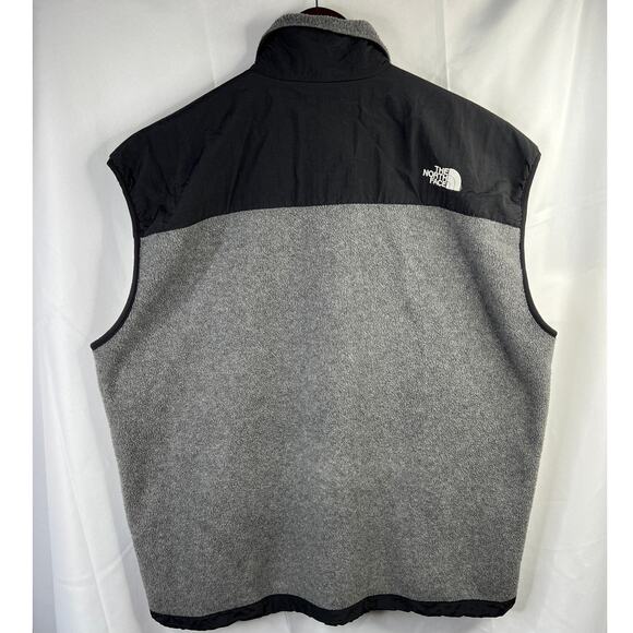 North Face Men’s Size XL Retro Denali Fleece Vest Jacket Black and Gray - Picture 2 of 13